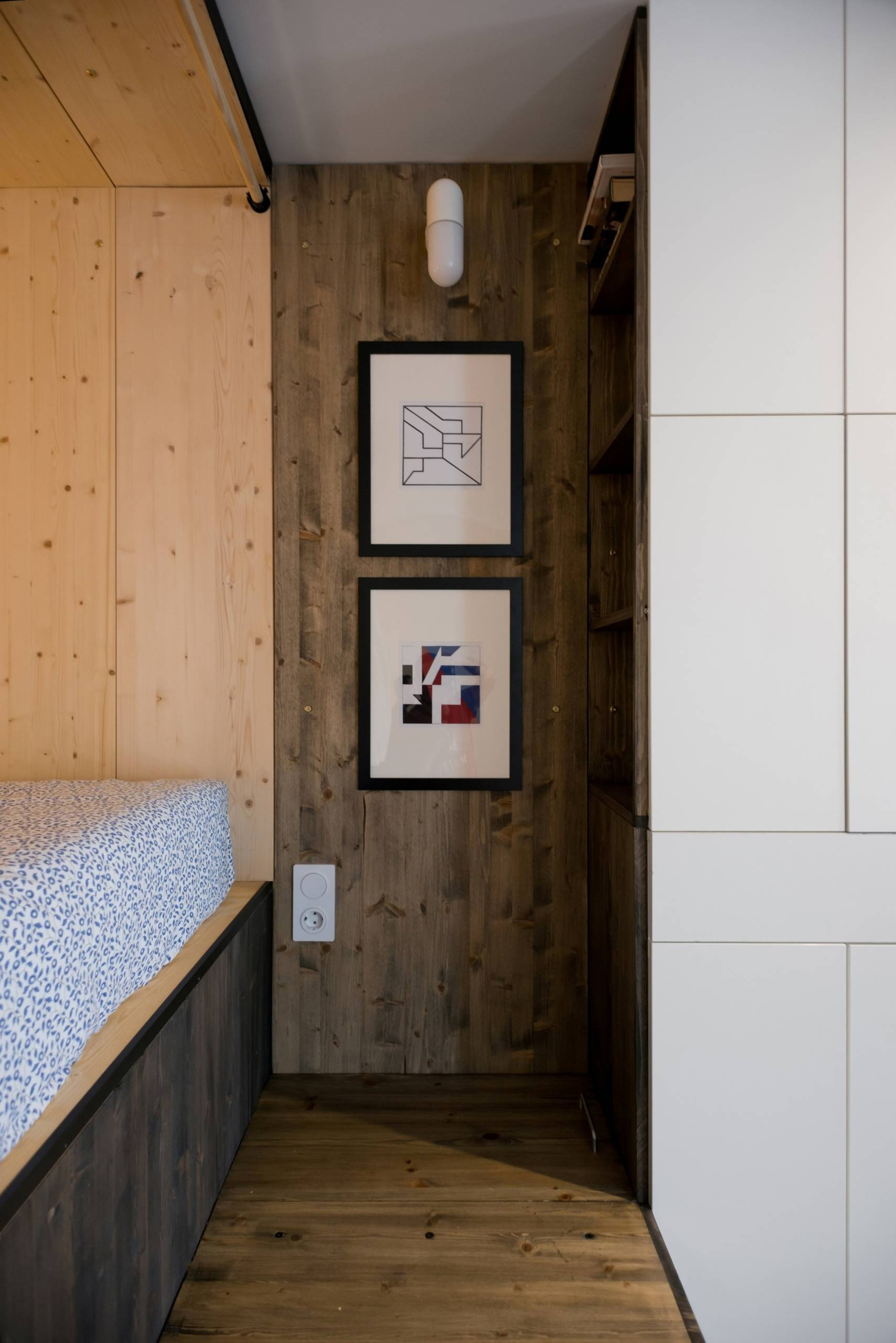 Houzz тур: 35 метров с деревянным слипбоксом