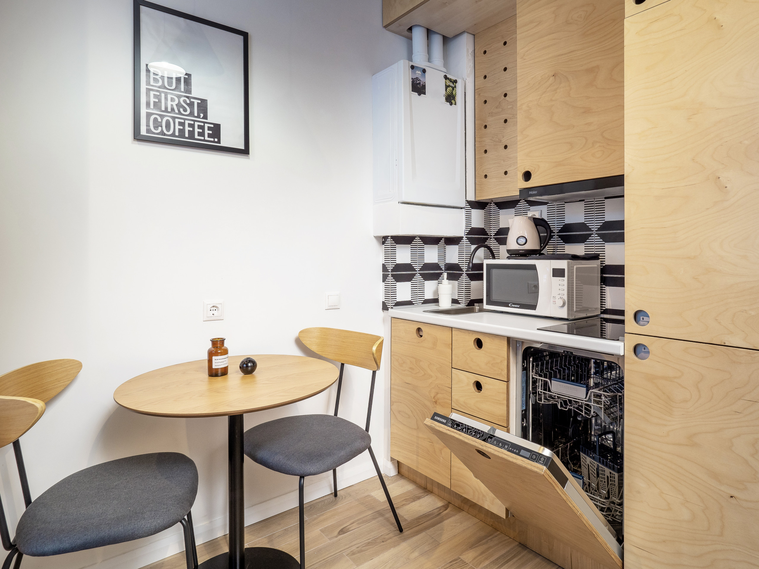 Houzz тур:Апартаменты 20 кв.м, где можно провести отпуск впятером