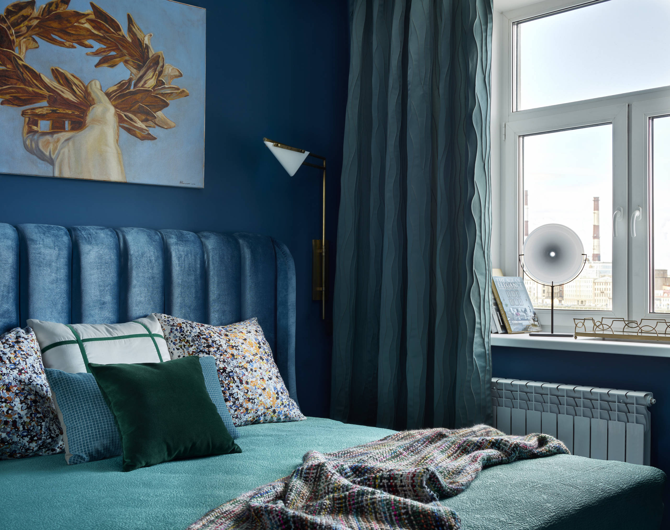 Houzz тур: Квартира с обоями от русского дизайнера