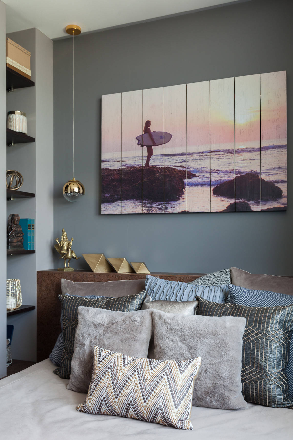 В гостях: Квартира со скошенными стенами на Речном