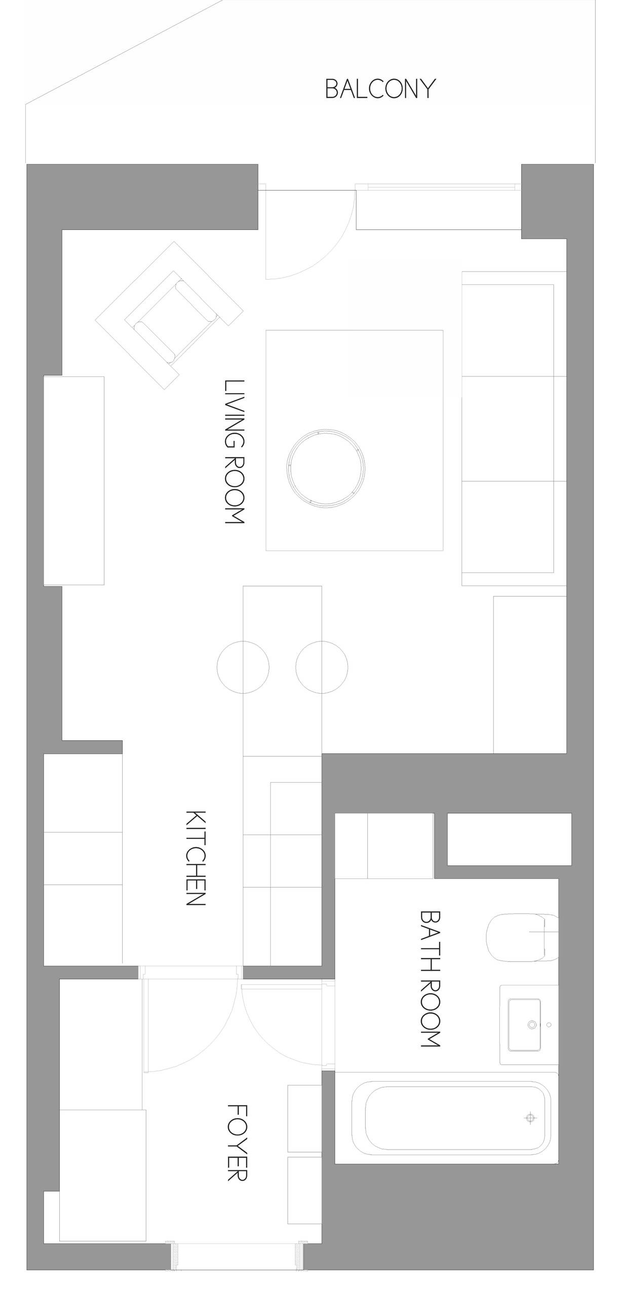 Houzz тур: Крошечная студия по мотивам картин Тео ван Дусбурга