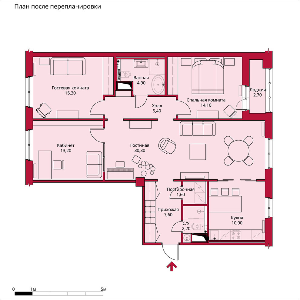 Houzz тур: Яркая квартира для музыкантов