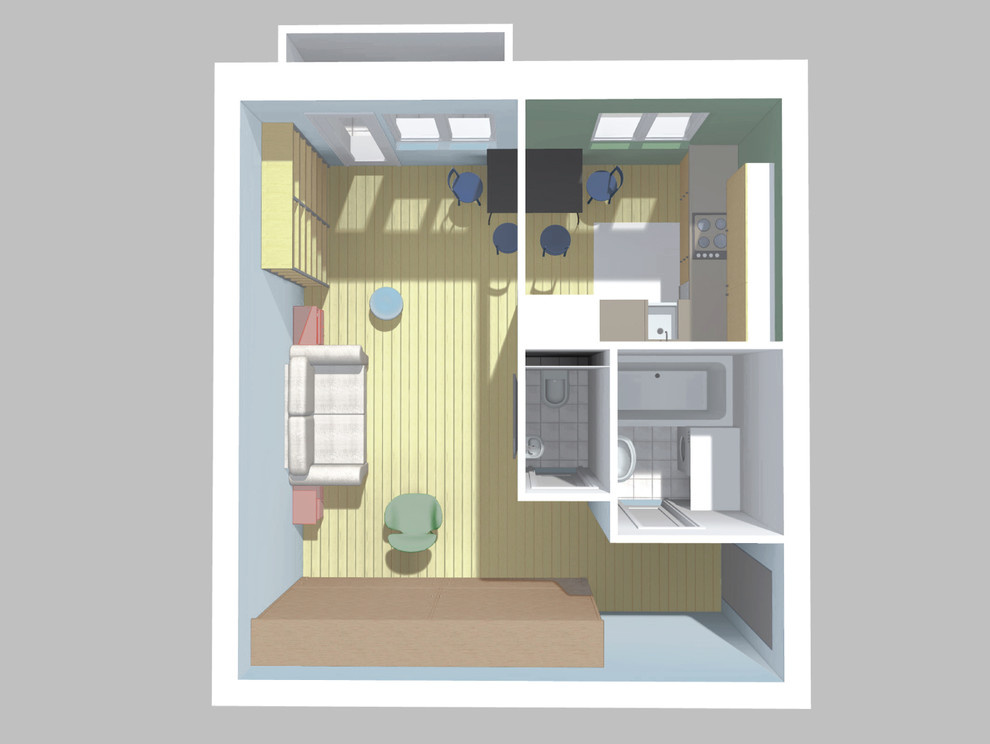 Перепланировка однокомнатной хрущевки: 5 вариантов