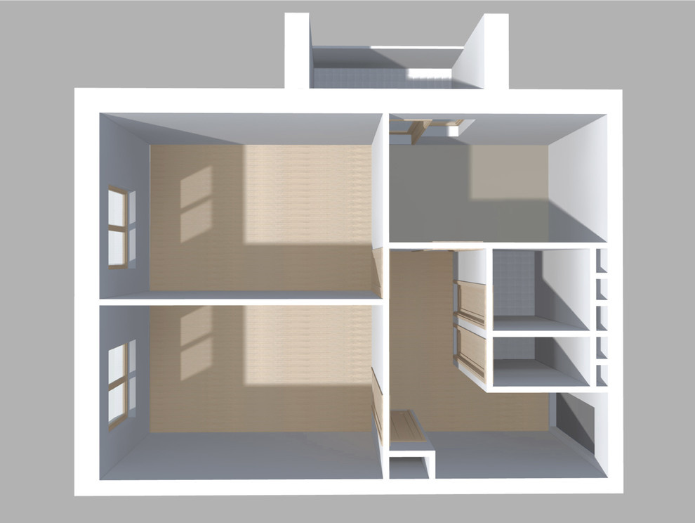 Идеи перепланировки: Две комнаты в брежневском доме серии Тишинская