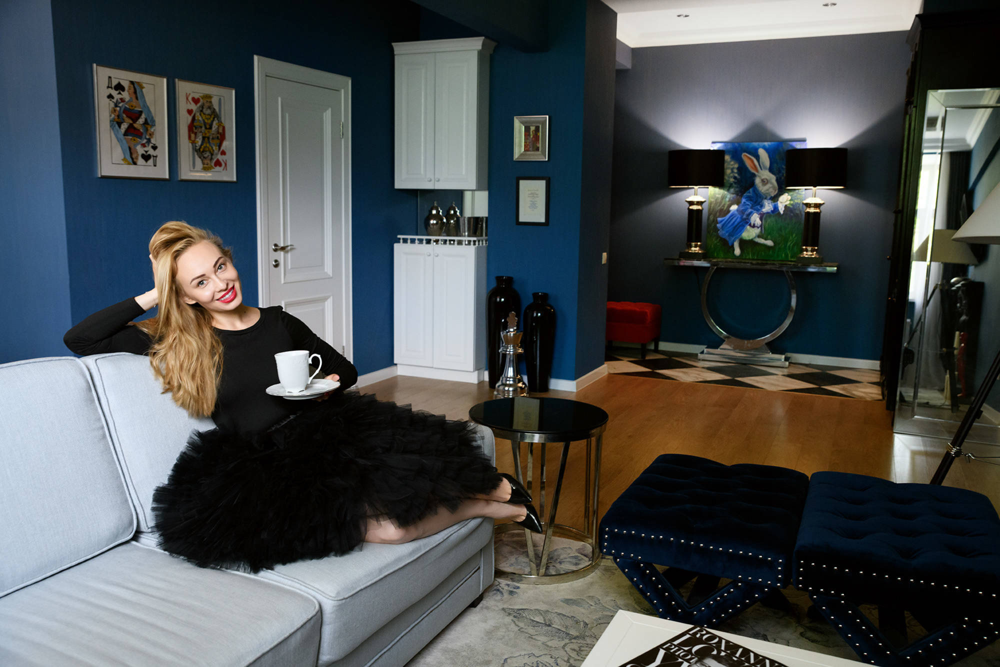 В гостях: Квартира, как из сказки Льюиса Кэрролла