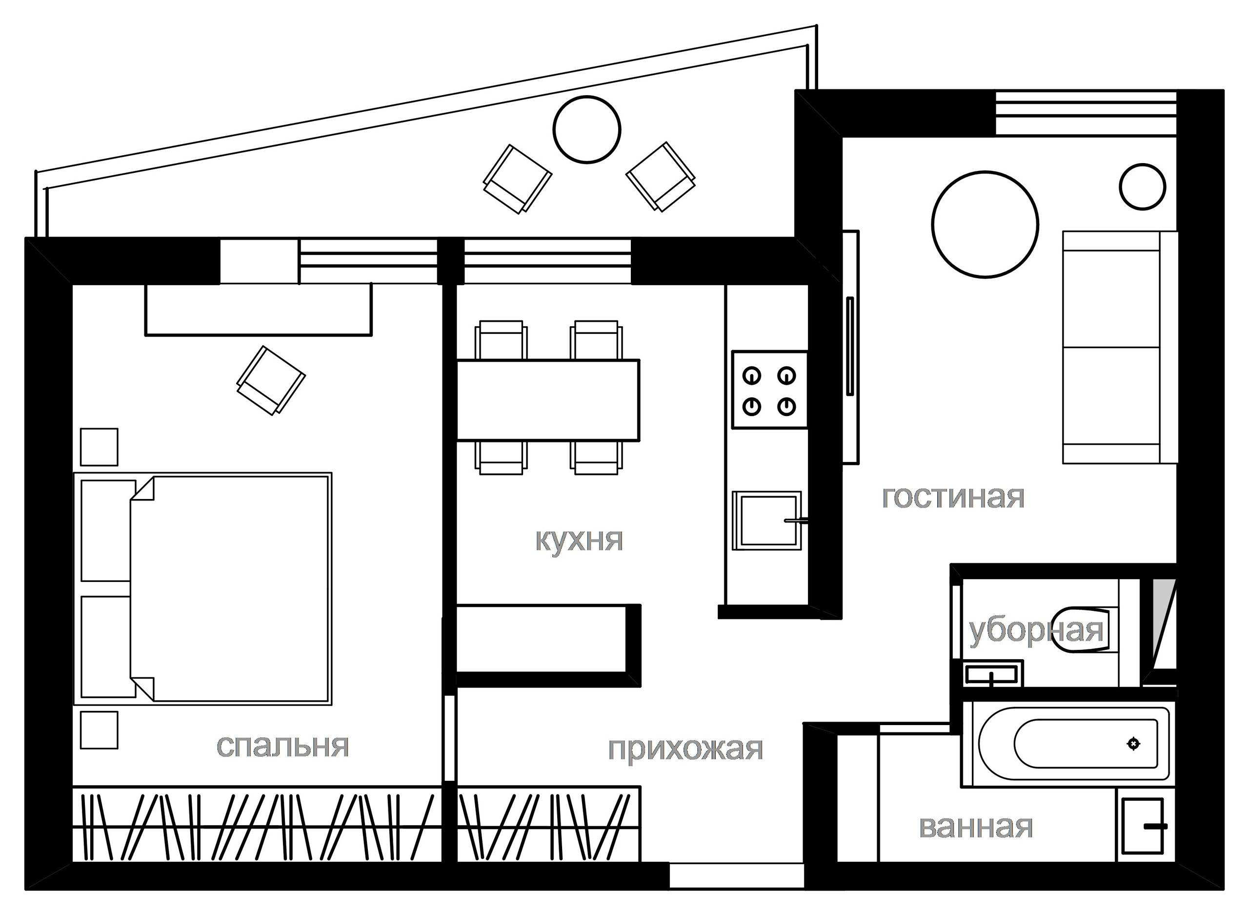 Перепланировка: Как жить в красивом типовом доме серии II-68-04