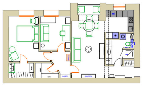 Houzz тур: Квартира рядом с Нескучным садом