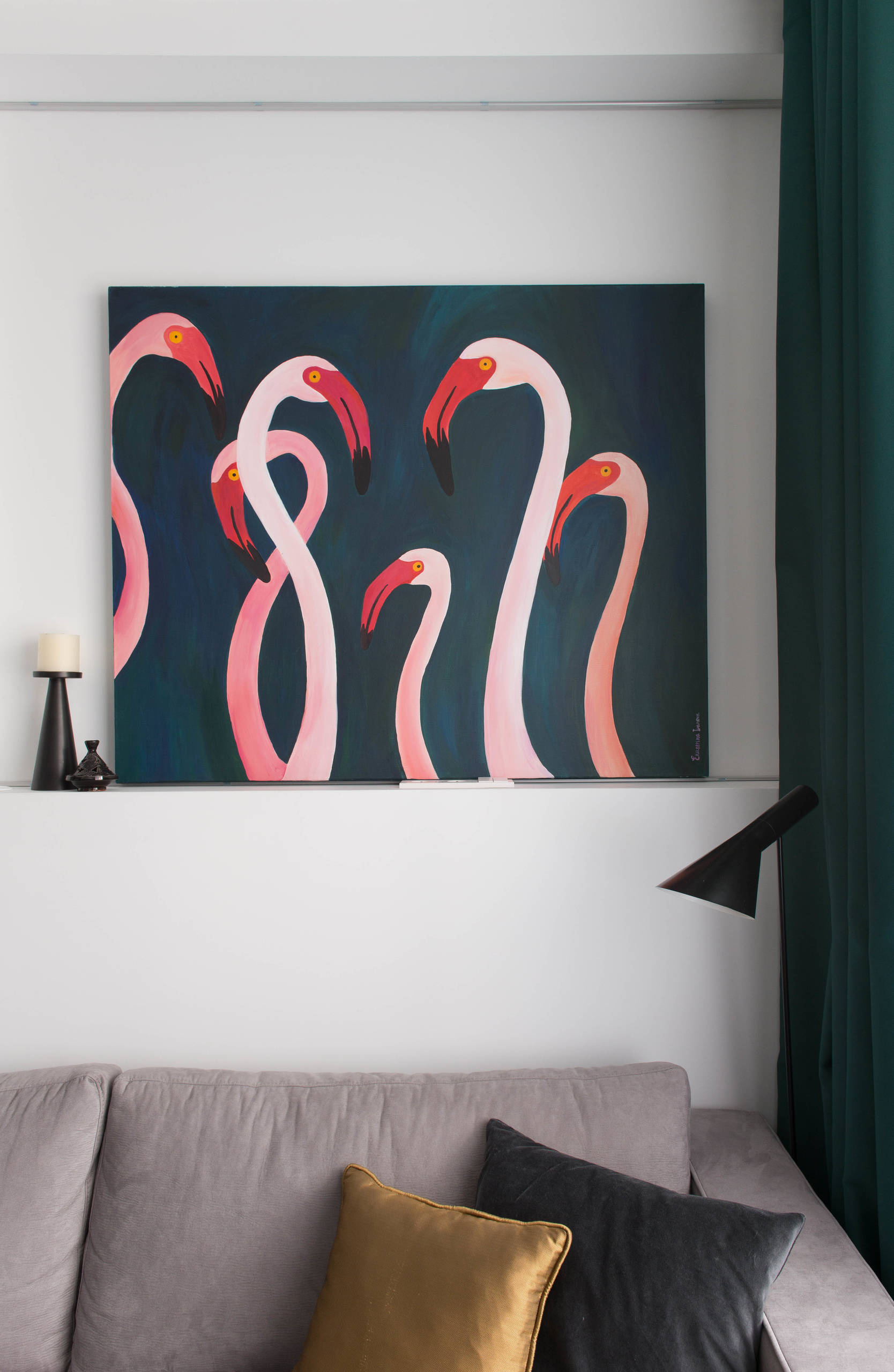 В гостях: Изумрудный интерьер на Пресне