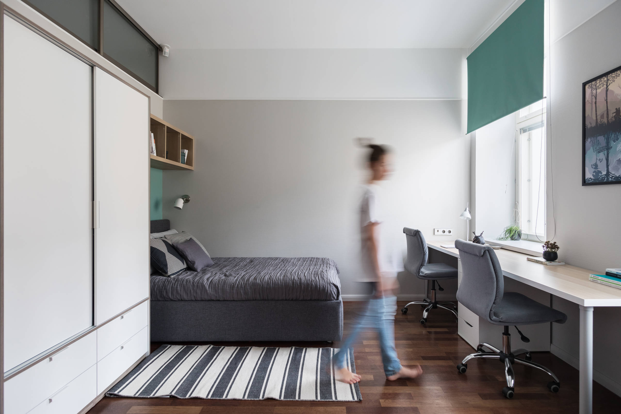 Есть решение: Куда поставить кровать в детской