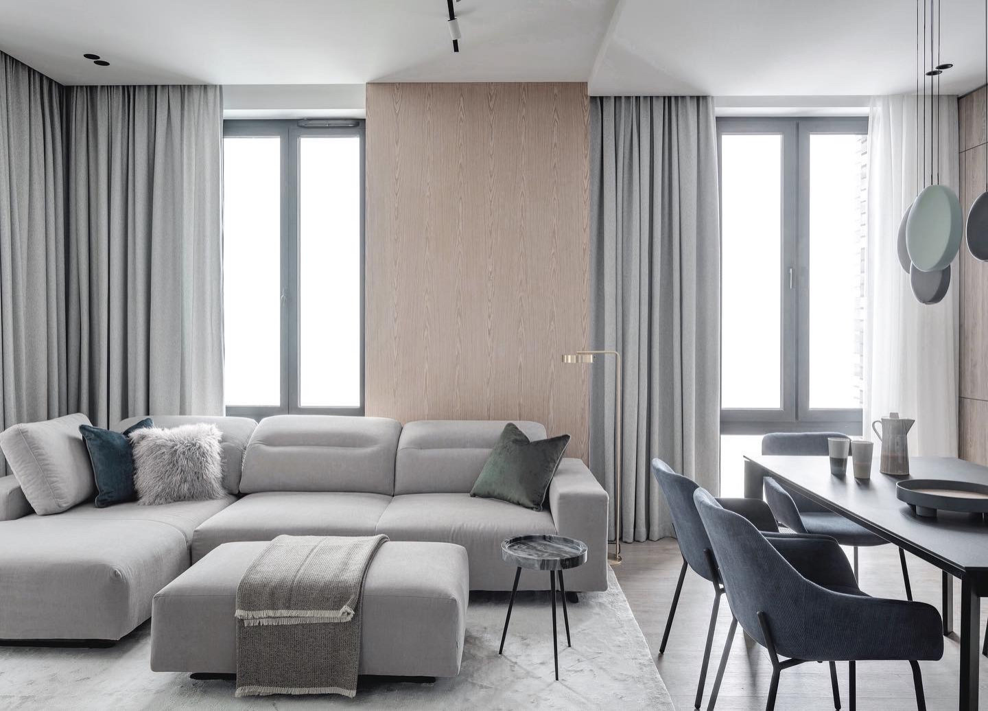 Houzz тур: Квартира с прозрачным кабинетом