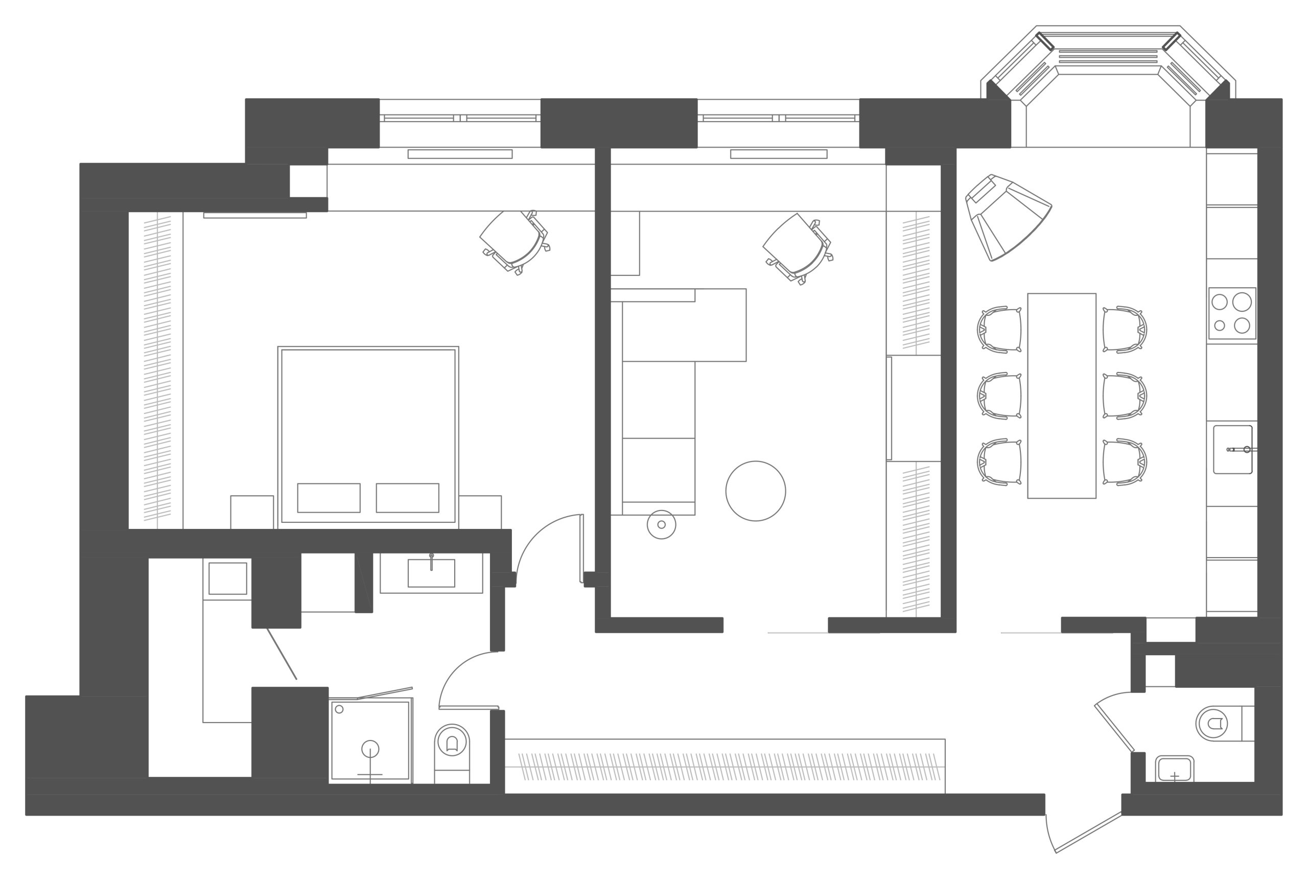 Houzz тур: Квартира по соседству с Невой и Таврическим садом
