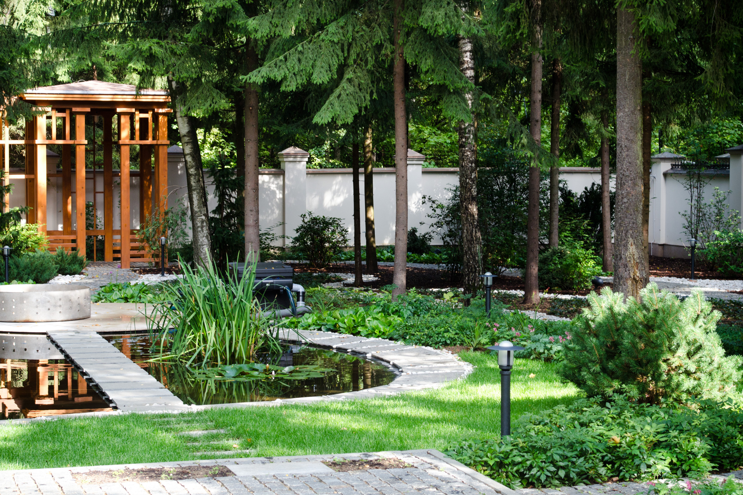 Проект недели: Регулярный и пейзажный сад на лесном участке