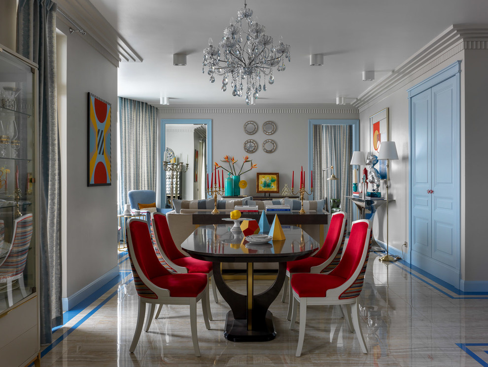 Houzz тур: Интерьер под цвет винтажного костюма хозяйки