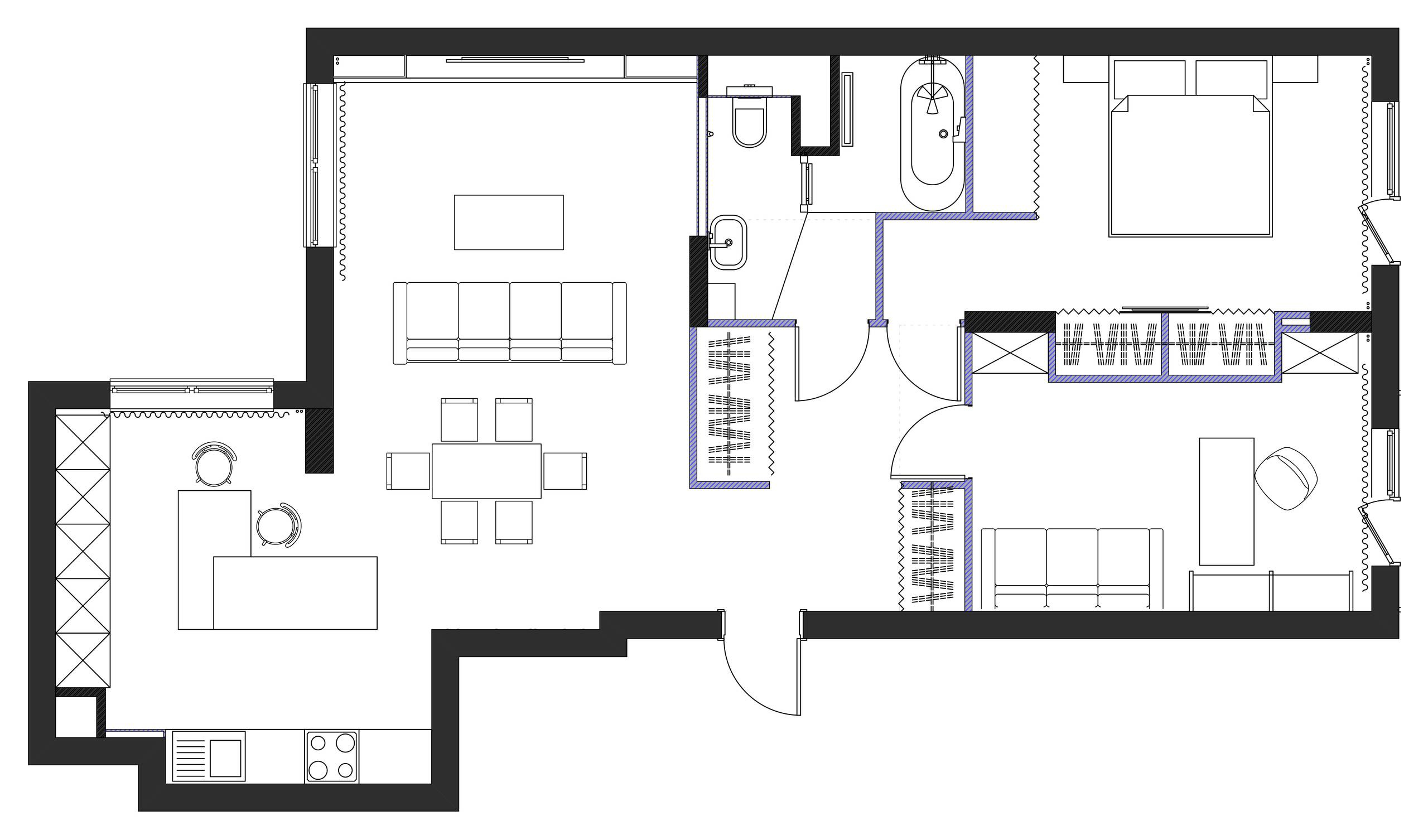 Houzz тур: Квартира по мотивам лофта