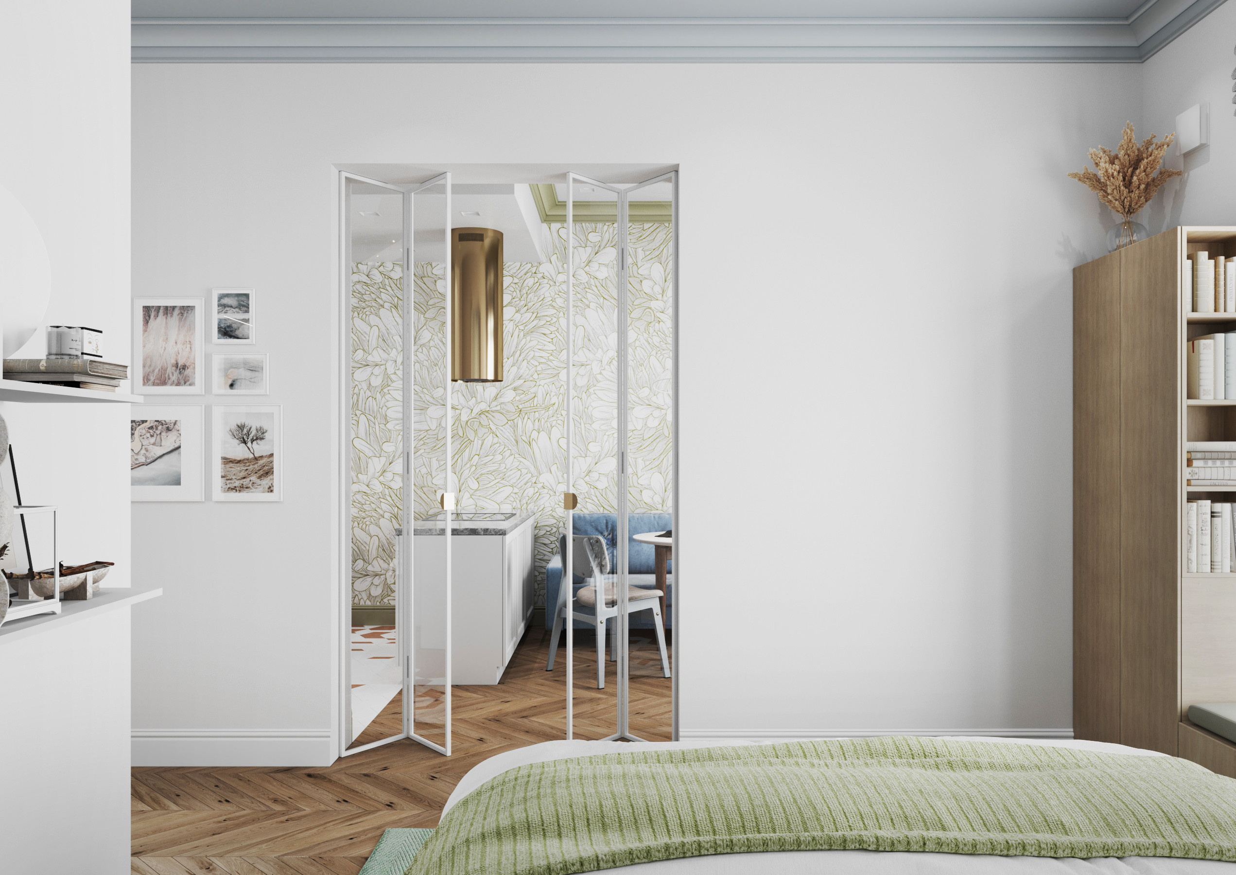 Поиск планировки: 46 кв.м с кухонным островом [6 вариантов]