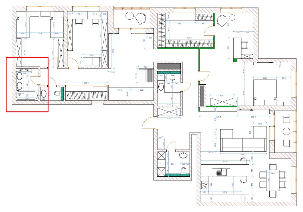 Смета проекта с фото: Ванная для двух мальчиков за 975 000 ₽
