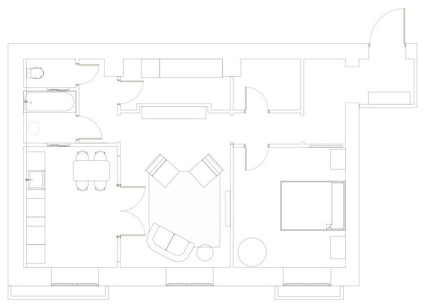 Houzz тур: Романтика деталей и фактур в доме Жолтовского