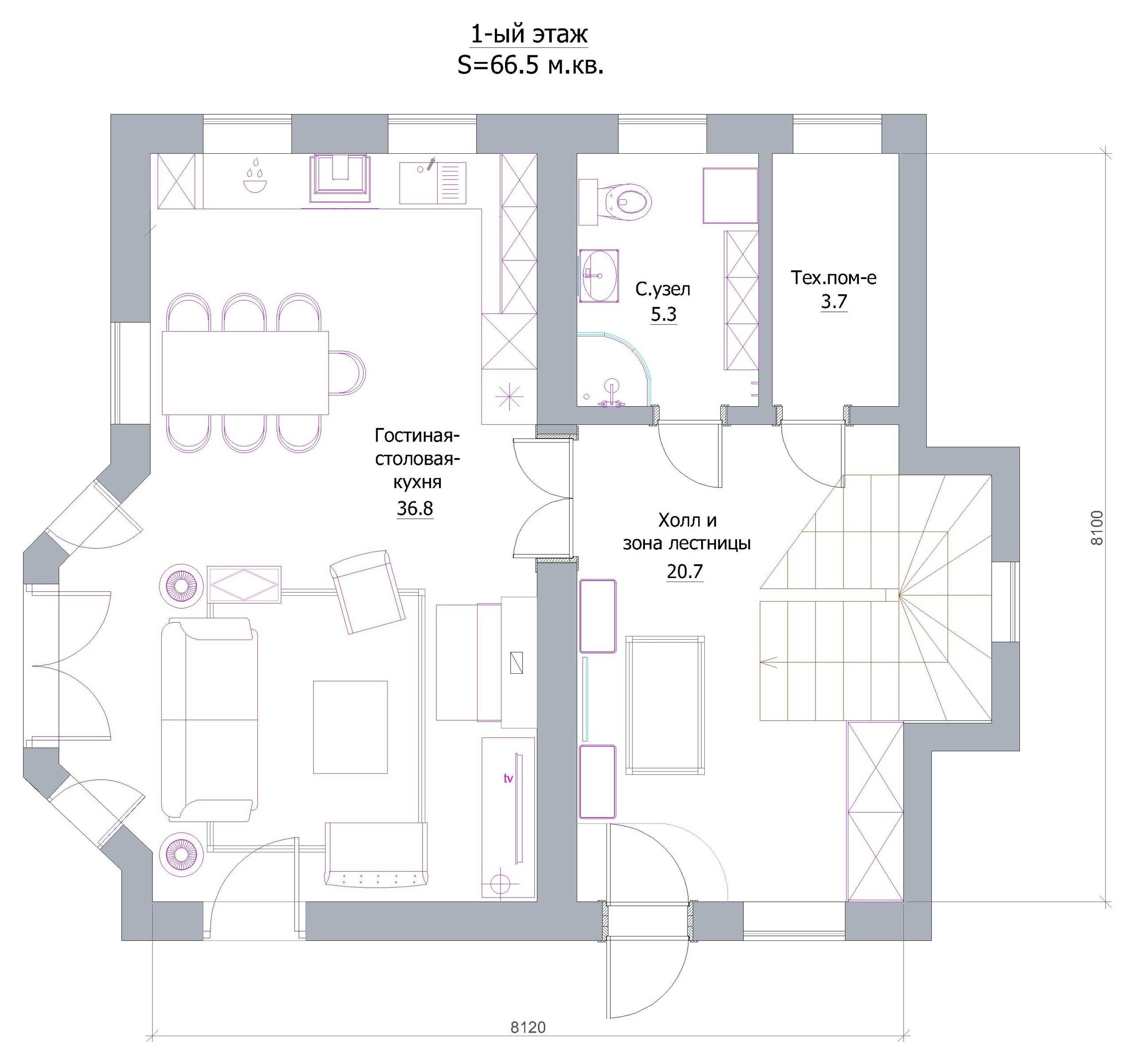 Houzz тур: Воспоминания о Провансе в доме для молодой семьи