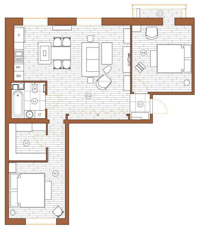 Houzz тур: Квартира для поклонницы истории искусств и фэнтези