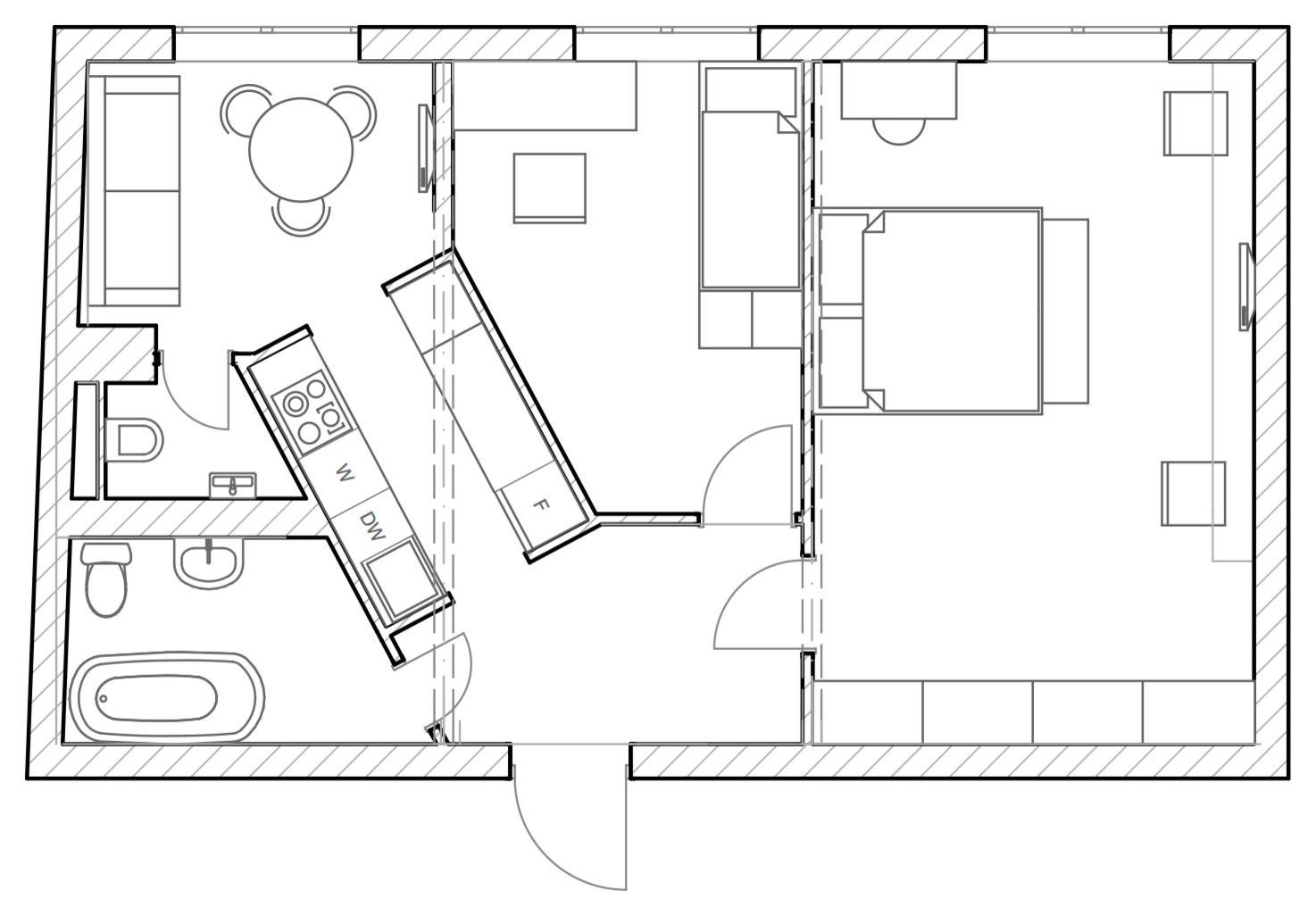 Увеличим КПД: Неочевидные идеи для маленьких квартир