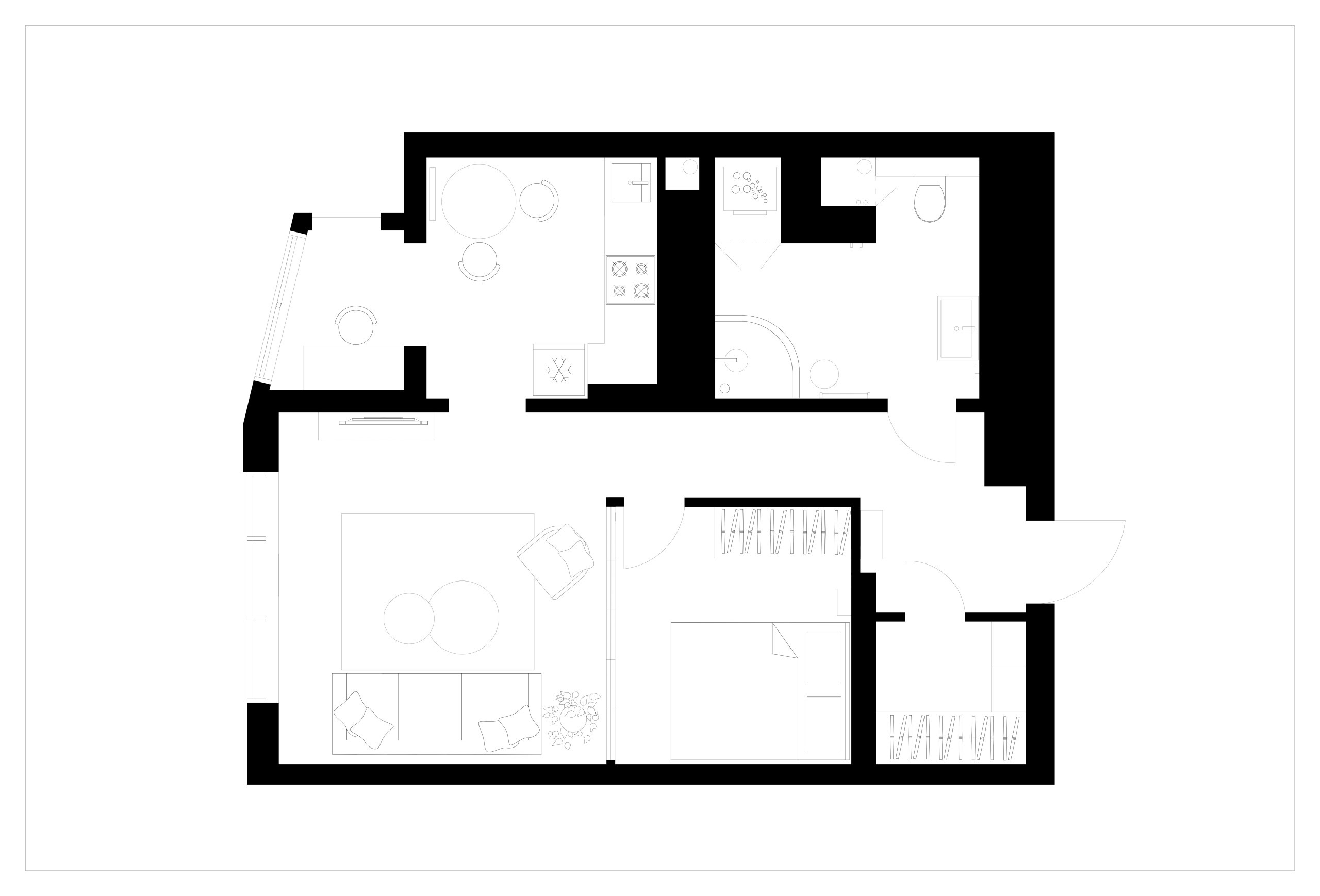 Houzz тур: Графичный интерьер в Хабаровске