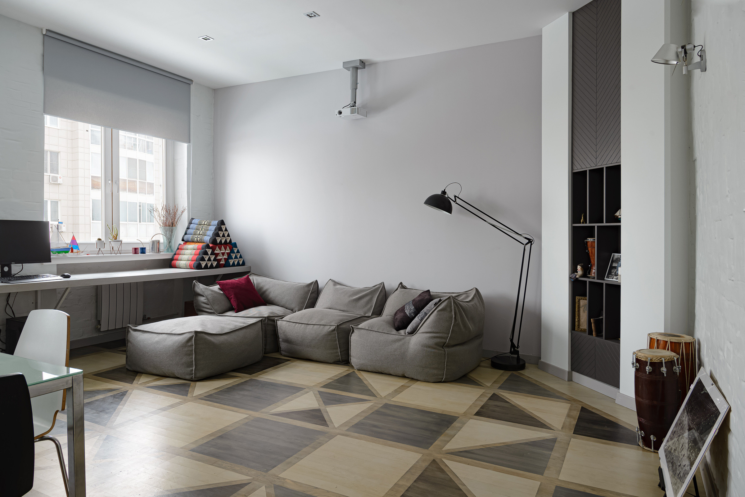 Проект недели: 30 кв.м. — кухня-гостиная с открытой кладкой