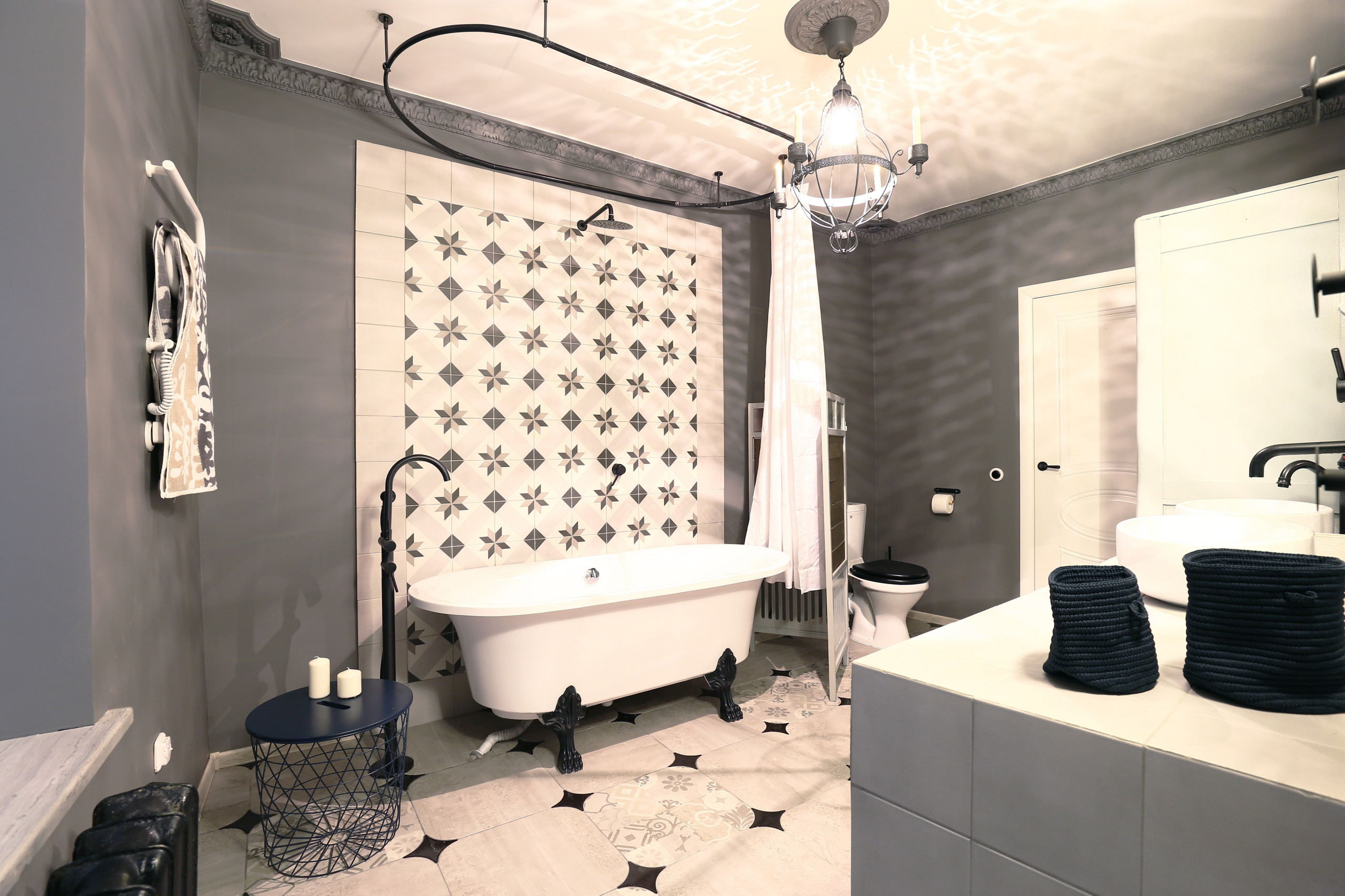 До и после: Квартира в доме 1850 г. в историческом центре Питера