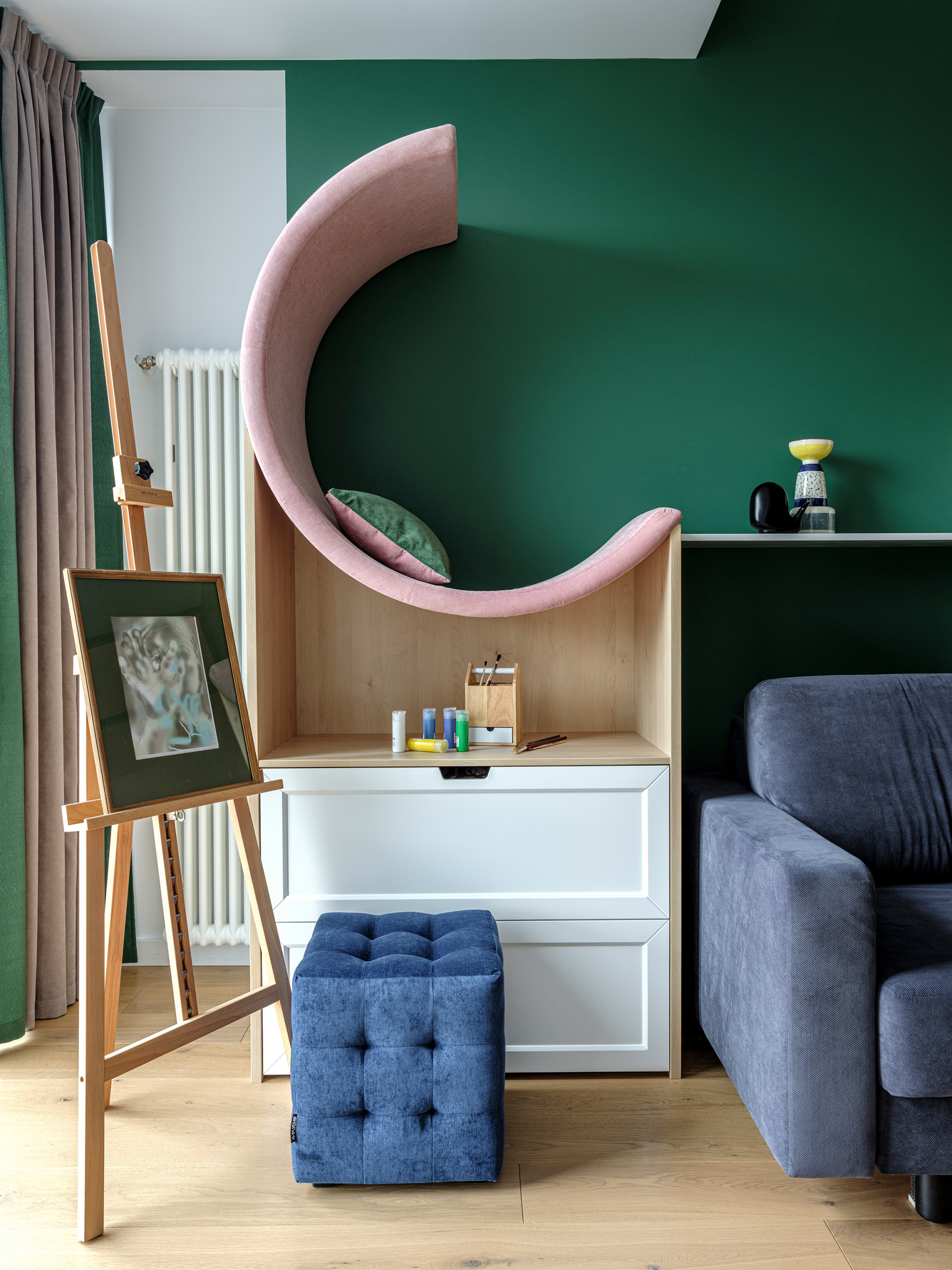 Houzz тур: Квартира для семьи — с рисунками сына на стенах