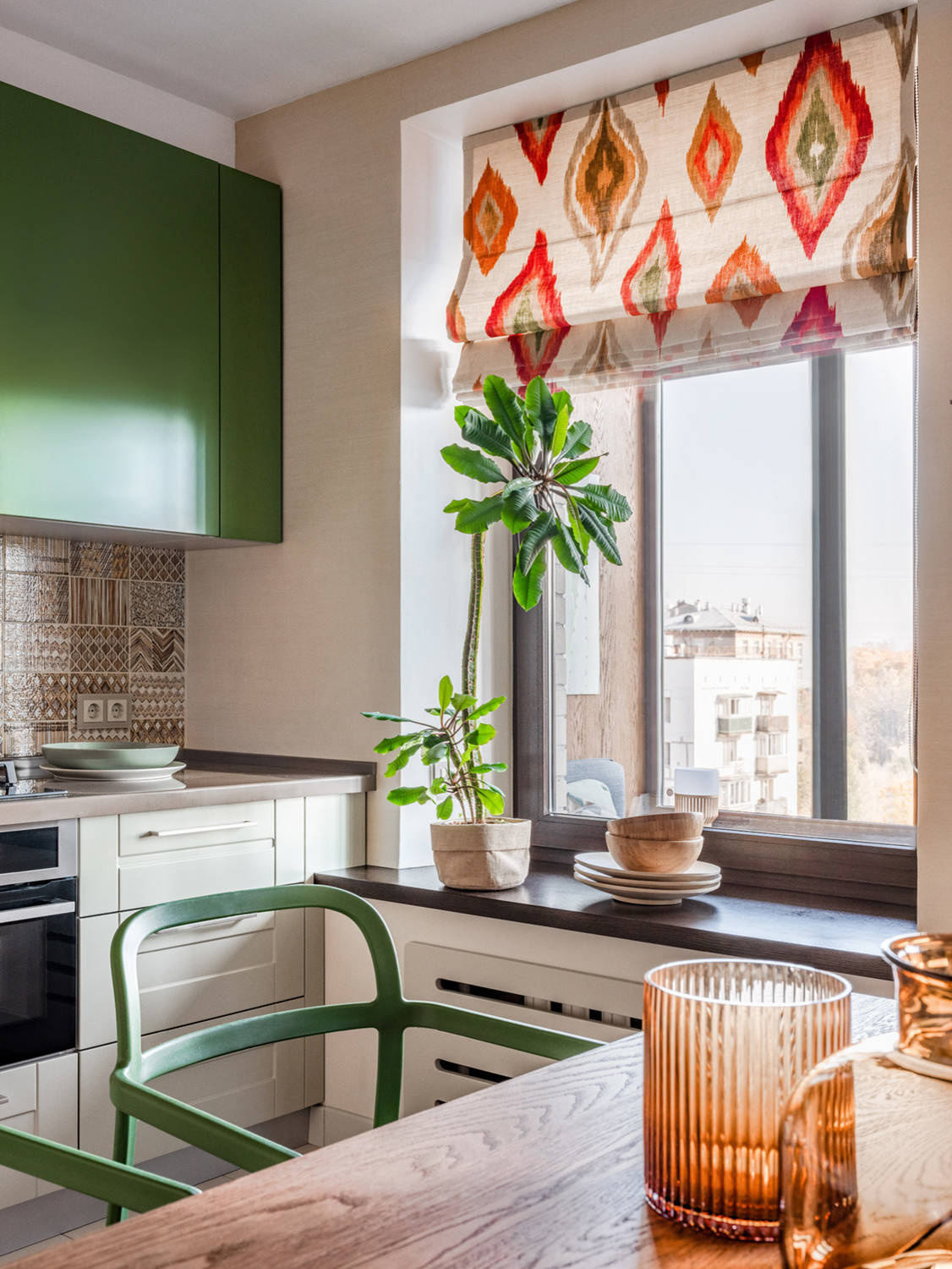 До и после: Двухкомнатная квартира с этническими деталями