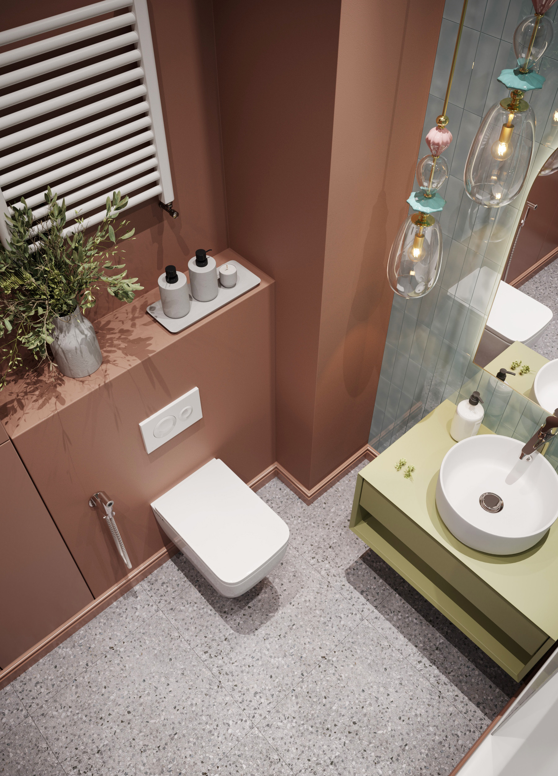 Поиск планировки: 46 кв.м с кухонным островом [6 вариантов]