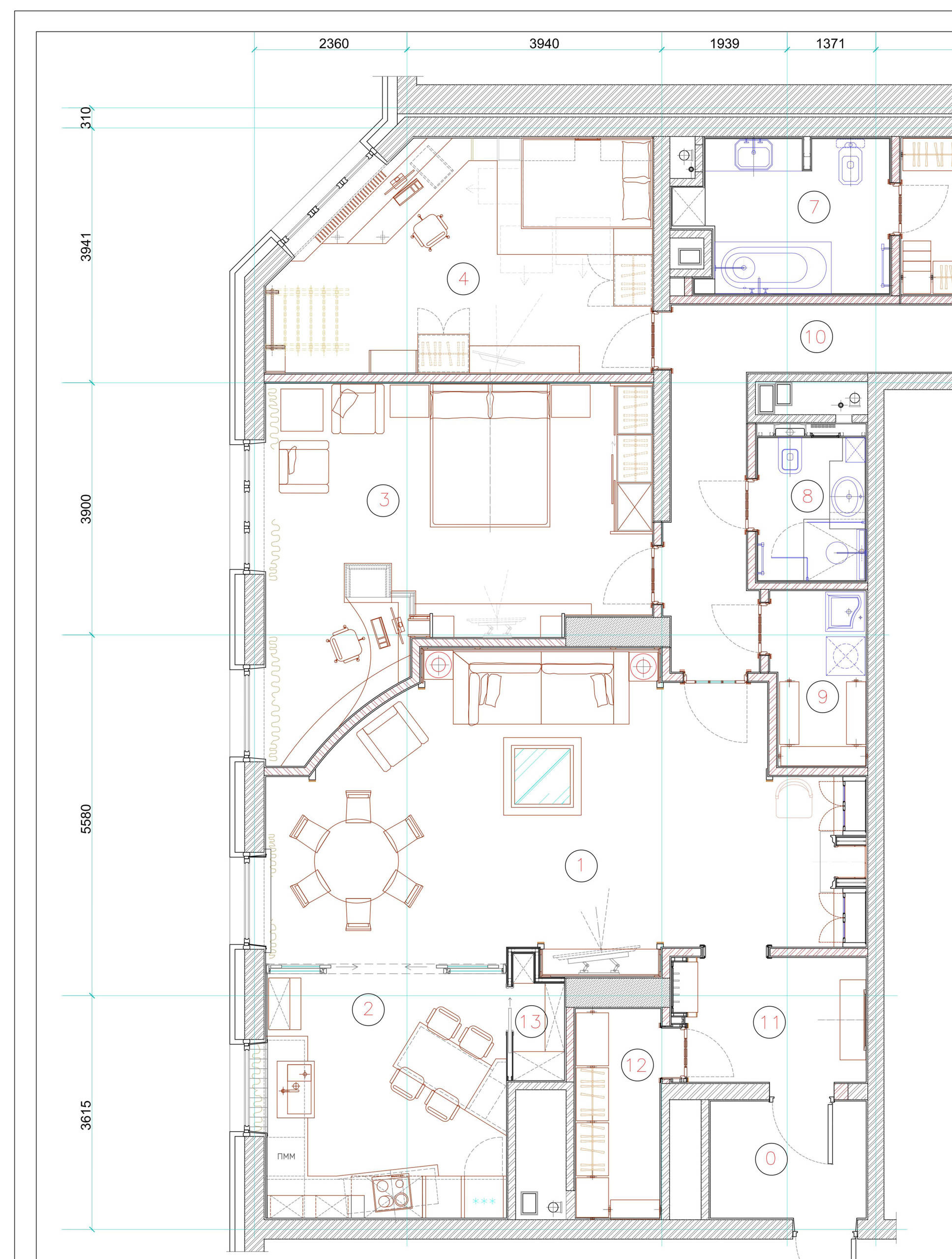 Есть решение: 7 проектов кухни 14 кв.м