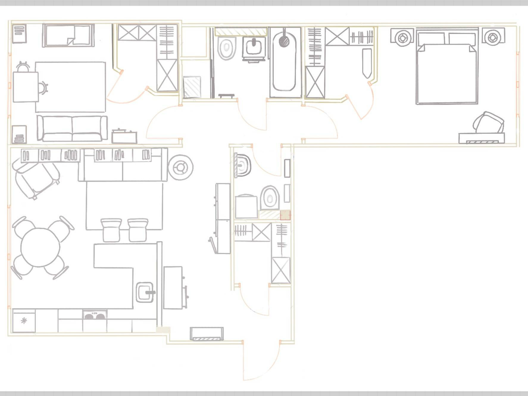 Есть проблема: Кухня в «еврогостиной»