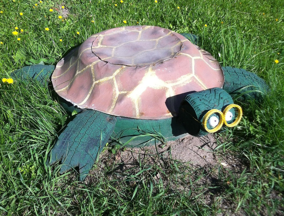 Houzz-юмор: Покажите нам свои (и соседские) поделки из шин