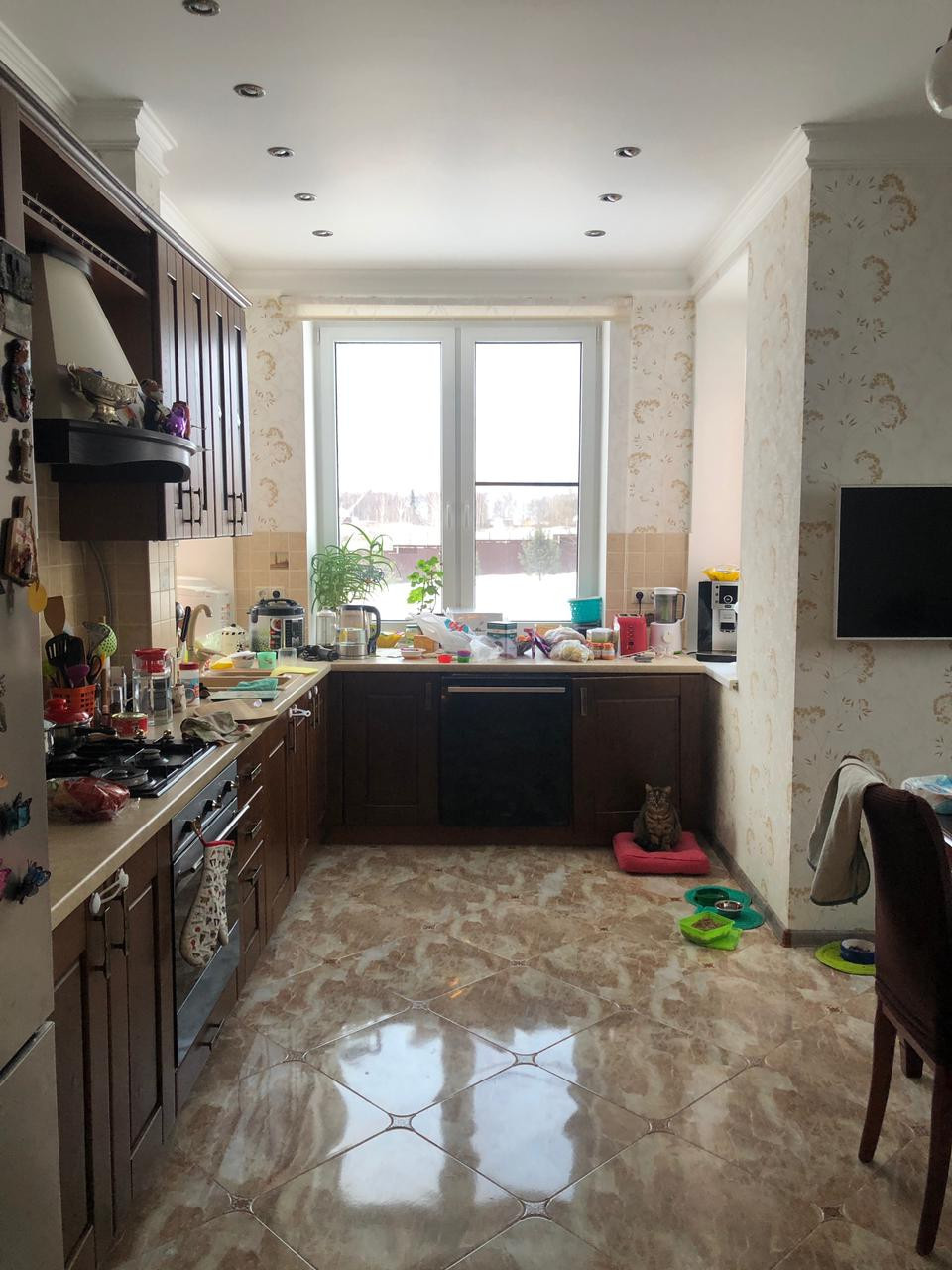 Поиск планировки: Кухня 18 кв.м, для которой сделали 4 плана