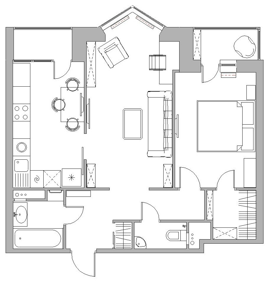 В гостях: Квартира «обычного дизайна» в Коммунарке