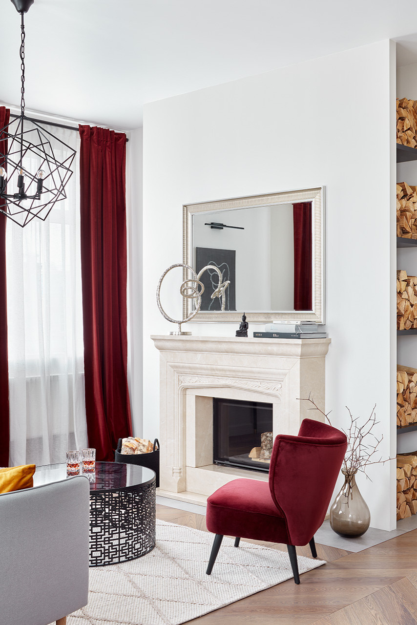 В гостях: Квартира с камином и открытым балконом