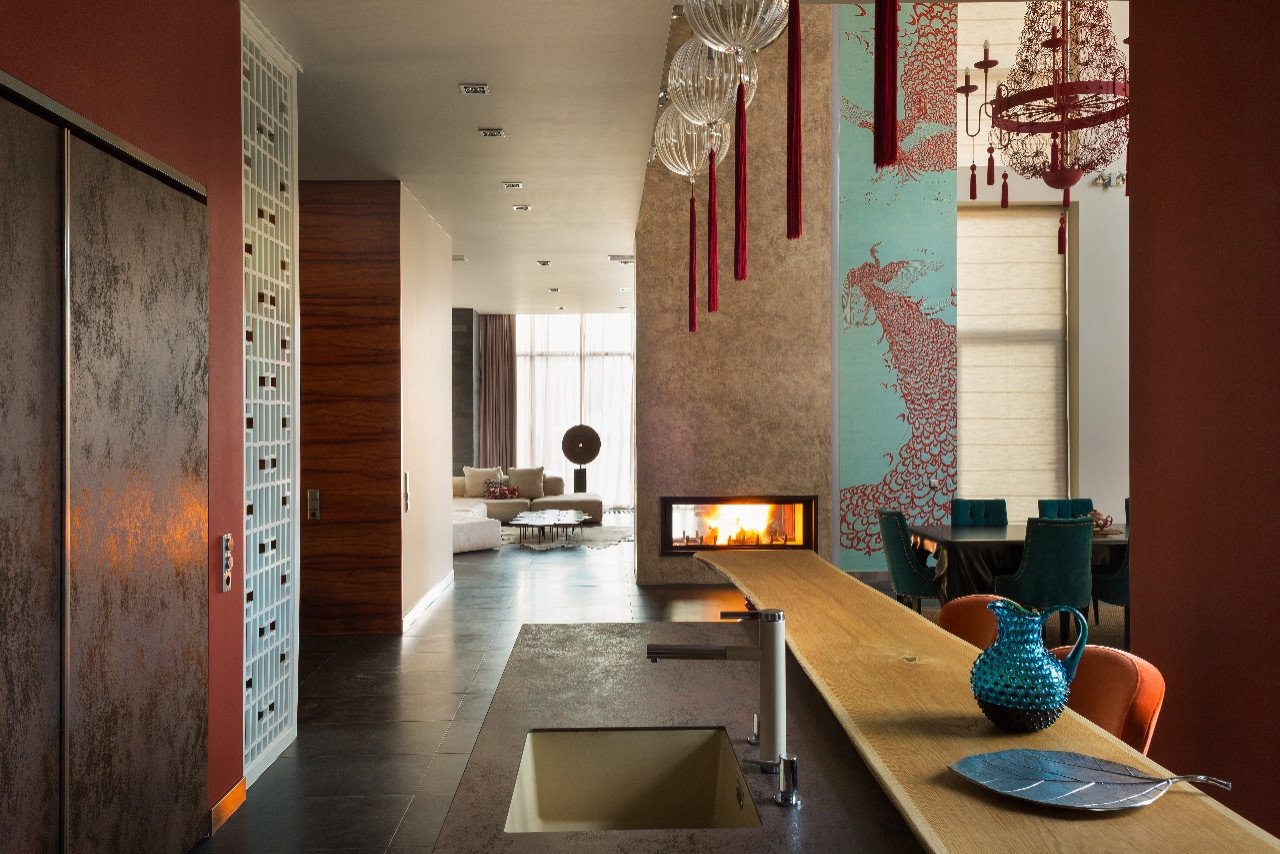 Houzz тур: Дом с китайским акцентом, способный удивить