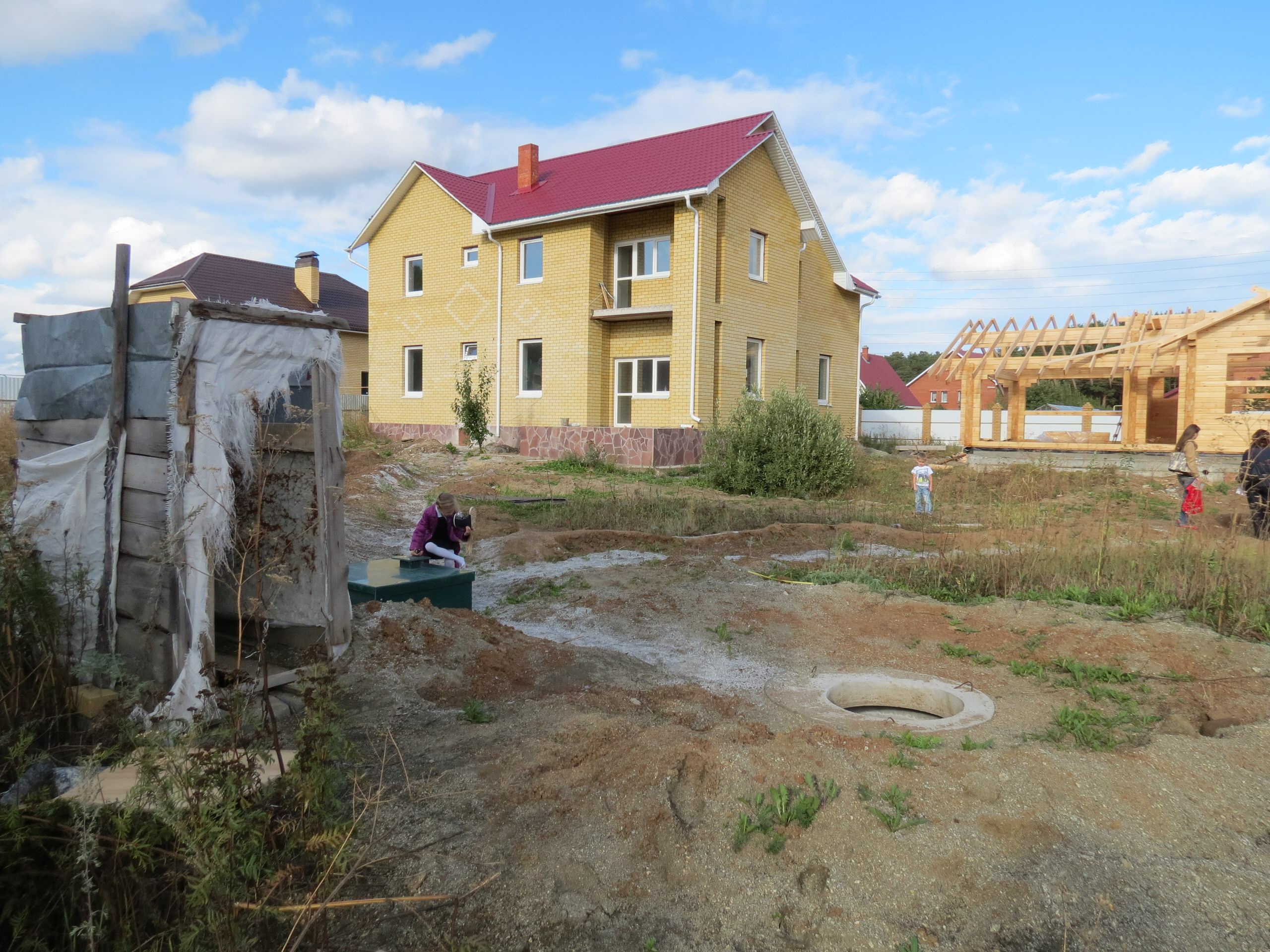До и после: Сад с зеленой крышей под Екатеринбургом