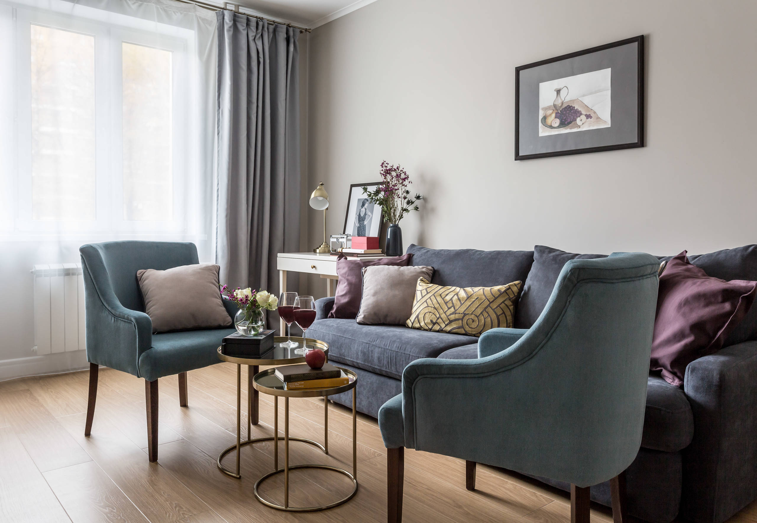 Houzz тур: Интерьер на стыке классики и минимализма