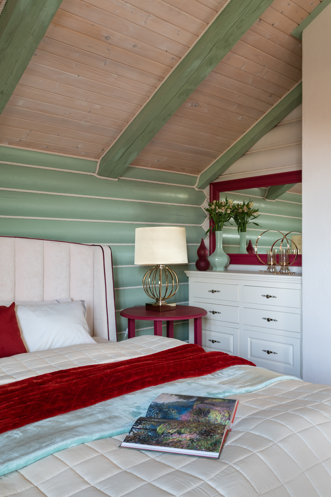 До и после: Обновление бревенчатого дома