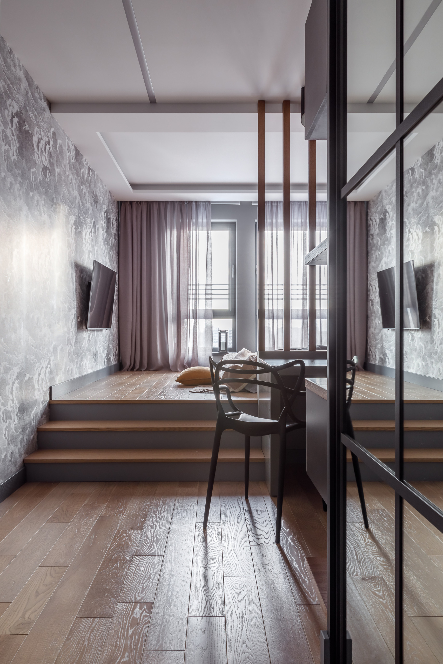 Houzz тур: Квартира с подиумом в центре Краснодара