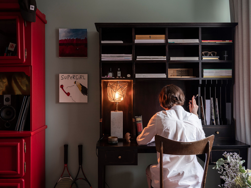 До и после: Комната фотографа, снимающего для Houzz