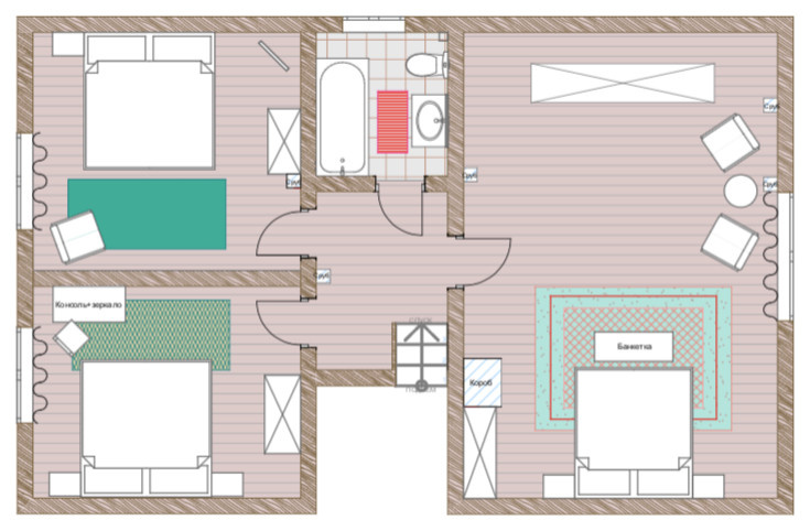 До и после: Обновление бревенчатого дома