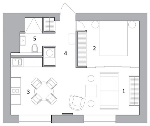Houzz тур: Квартира на Тишинке с элементами ар деко