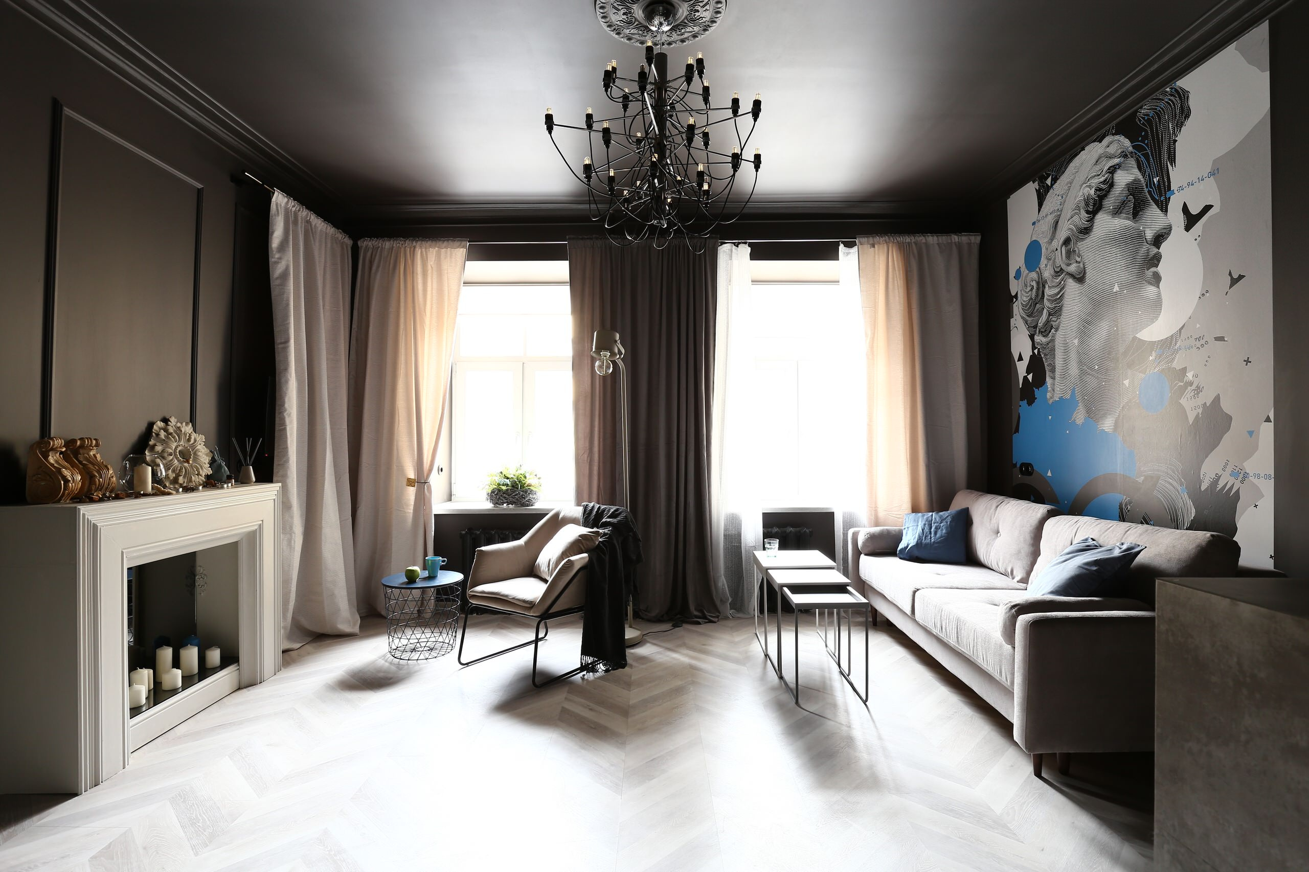 До и после: Квартира в доме 1850 г. в историческом центре Питера