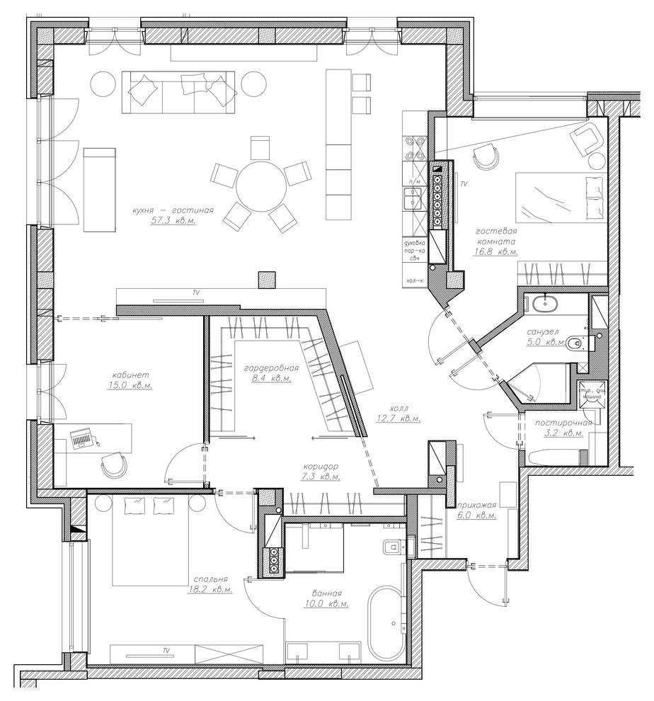 Houzz тур: «Примодненный» лофт