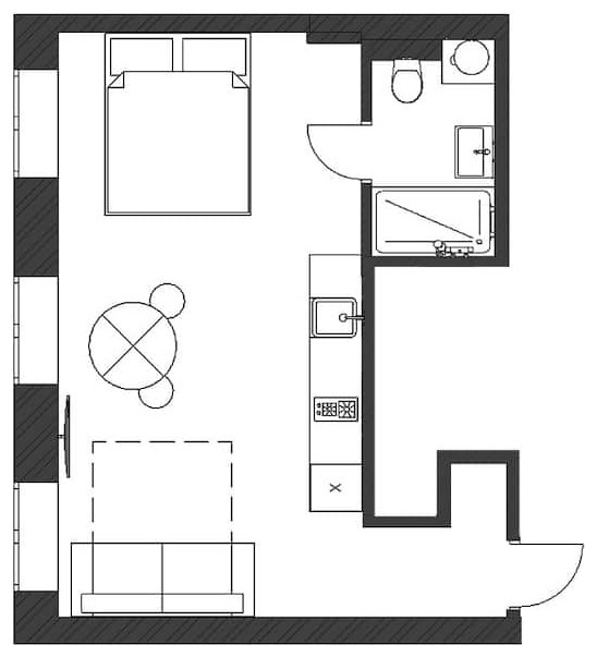 Houzz тур: 30 кв.м — студия в Петербурге, вдохновленная Парижем