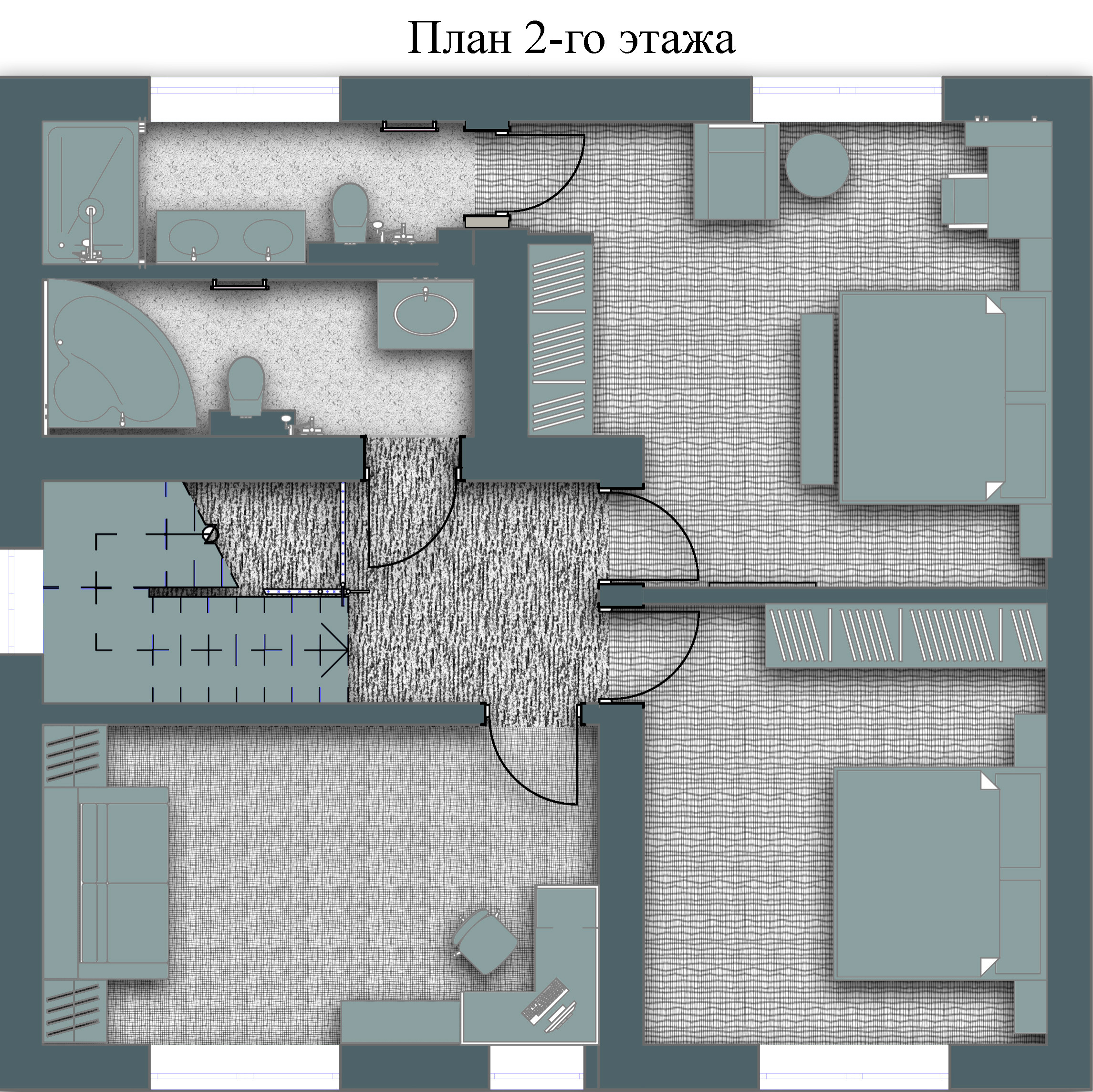 Houzz тур: Загородный дом для семьи врачей