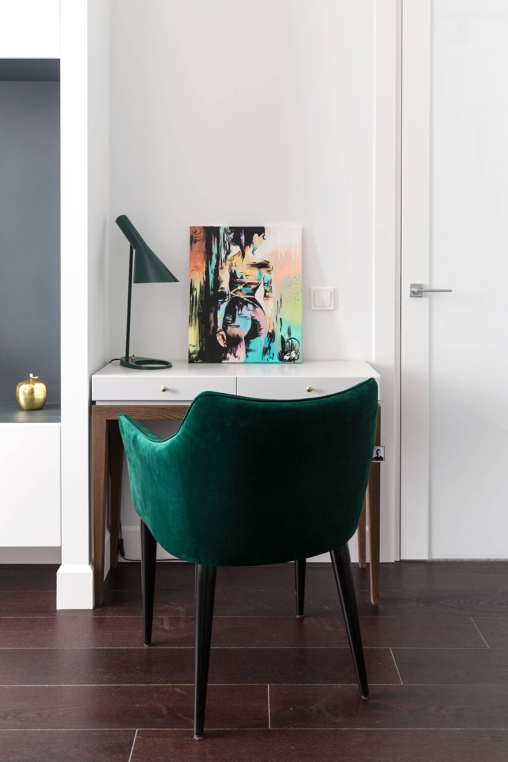 В гостях: Изумрудный интерьер на Пресне