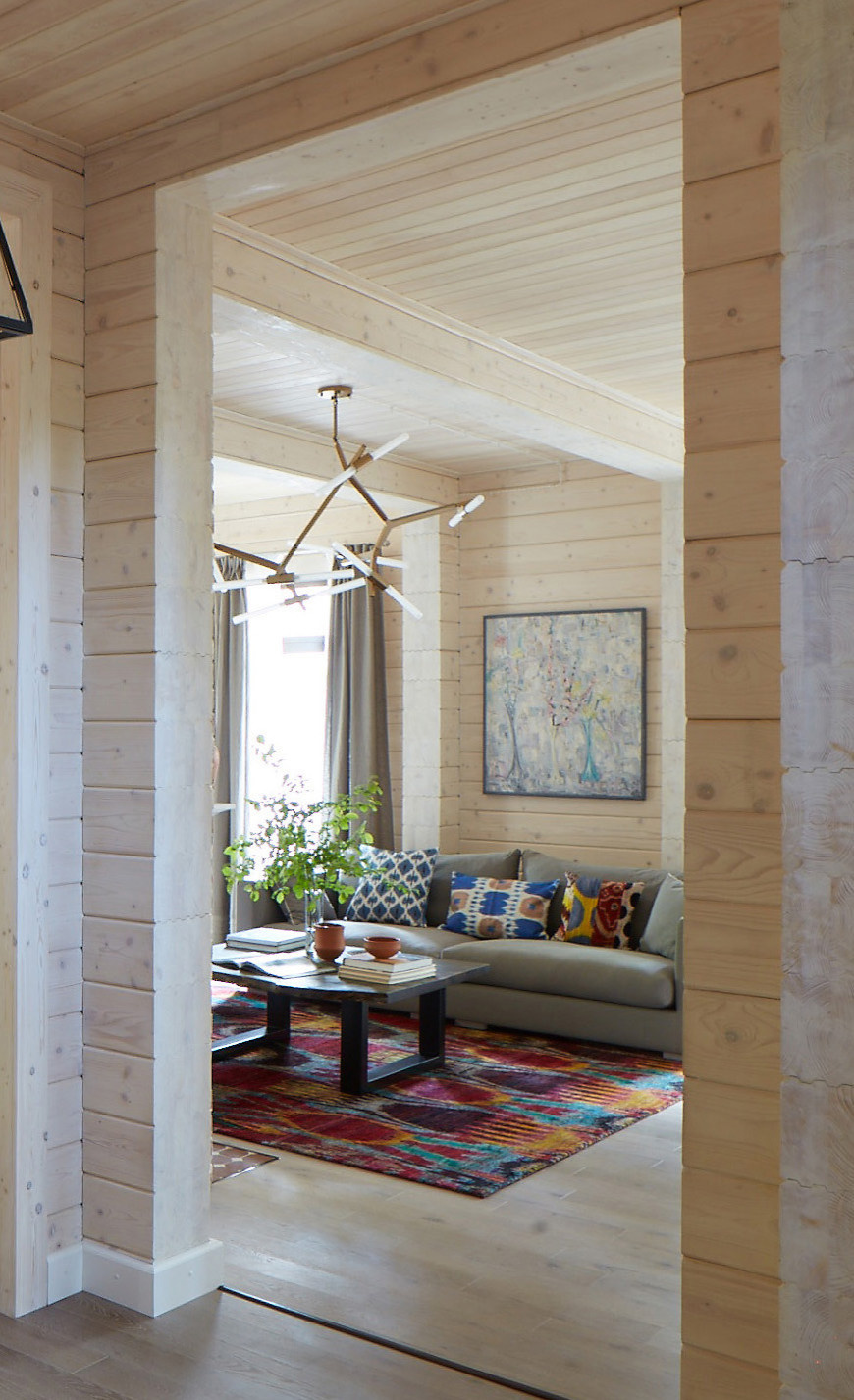 Houzz тур: Дом из клееного бруса в Малаховке